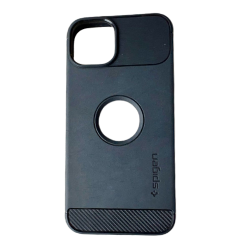 Shockproof Soft TPU iPhone Case – Black | Ultra-Thin (2.1mm) Lightweight, Non-Slip Grip