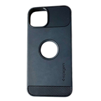 Protective Apple iPhone Back Cover - Shockproof Soft TPU iPhone Case – Black | Ultra-Thin (2.1mm) Lightweight, Non-Slip Grip - Style 4