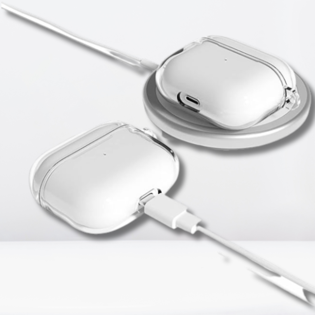 Silicone Transparent Clear AirPod 3 Case Mobile Case by CoverMeUp - Style 2