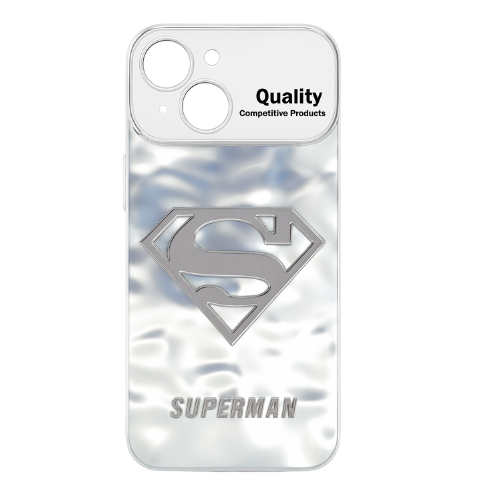 Silver Emblem TPU Phone Case – Inspired by Classic Superhero Design | Premium Protective Cover