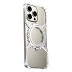 Protective Apple iPhone Back Cover - King X Mechanical Gear With Pivot Ring Stand Case For iPhone - Style 3