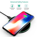 Wave™ QI 10W Fast Charging Wireless Charger Mobile Case by CoverMeUp - Style 7