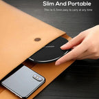 Wave™ QI 10W Fast Charging Wireless Charger Mobile Case by CoverMeUp - Style 12