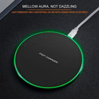 Wave™ QI 10W Fast Charging Wireless Charger Mobile Case by CoverMeUp - Style 2