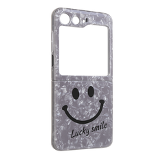 Slim Smiley Marble Pattern Case for Samsung Galaxy Z Flip5