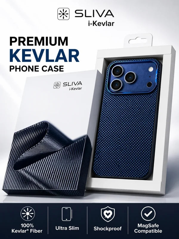 SLIVA i-Kevlar Aramid Fiber Slim Carbon Case