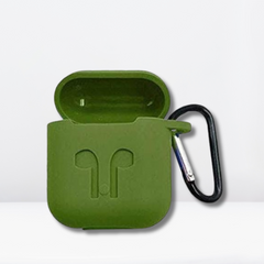 Soft Silicone AirPods 1/2 Case (Army Green Color)