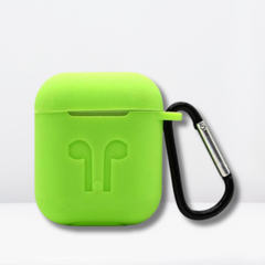 Soft Silicone AirPods 1/2 Case (Neon Green Color)