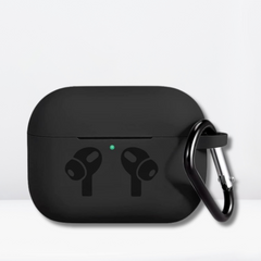 Soft Silicone Full Protective AirPods Pro / Pro 2 Case (Black Color)