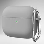 Soft Silicone Full Protective Case Compatible with AirPods 4 (Grey) Mobile Case by CoverMeUp