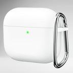 Soft Silicone Full Protective Case Compatible with AirPods 4 (White) Mobile Case by CoverMeUp