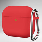 Soft Silicone Full Protective Case Compatible with AirPods 4 (Red) Mobile Case by CoverMeUp