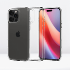 Protective Apple iPhone Back Cover - Spigeon Crystal Clear Case for iPhone 16 Series - Style 5