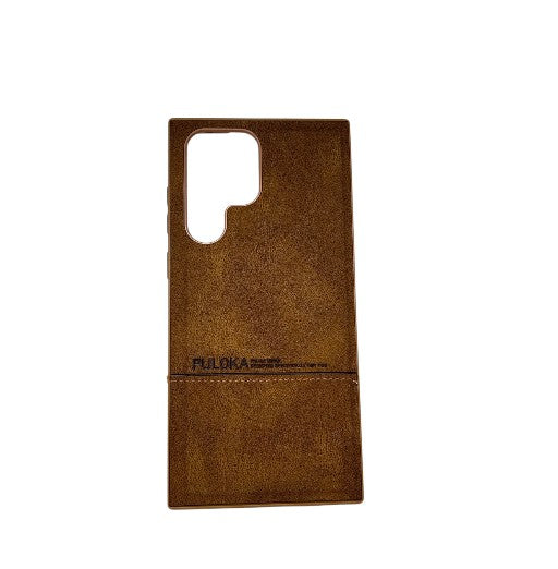 Stitched Leather Hard Case with Soft Cloth Interior