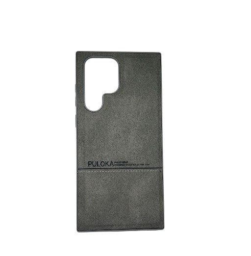 Stitched Leather Hard Case with Soft Cloth Interior