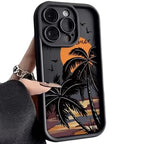 Protective Apple iPhone Back Cover - Silicon Summer Print Case for iPhone