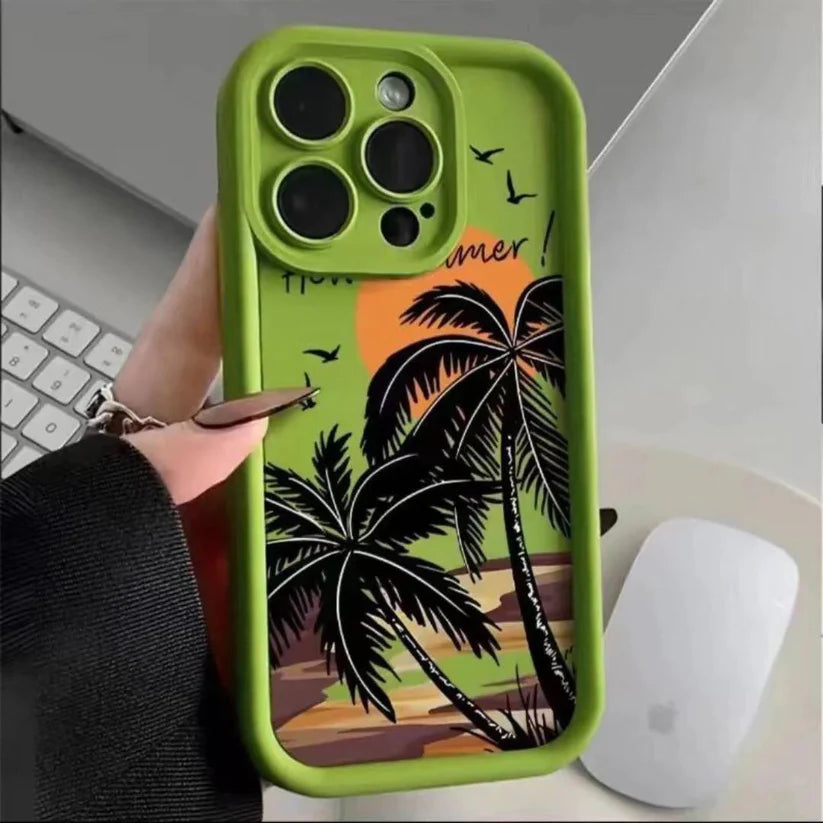 Silicon Summer Print Case for iPhone