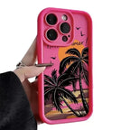 Protective Apple iPhone Back Cover - Silicon Summer Print Case for iPhone - Style 4