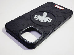 Superhero Embossed Silicone Hard Case for iPhone
