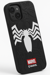 Superhero Embossed Silicone Hard Case for iPhone
