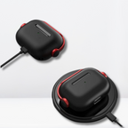 TPU Anti-Lost Lid Design Case Cover Shell for AirPods Pro/Pro 2 (Red/Black) Mobile Case by CoverMeUp - Style 3