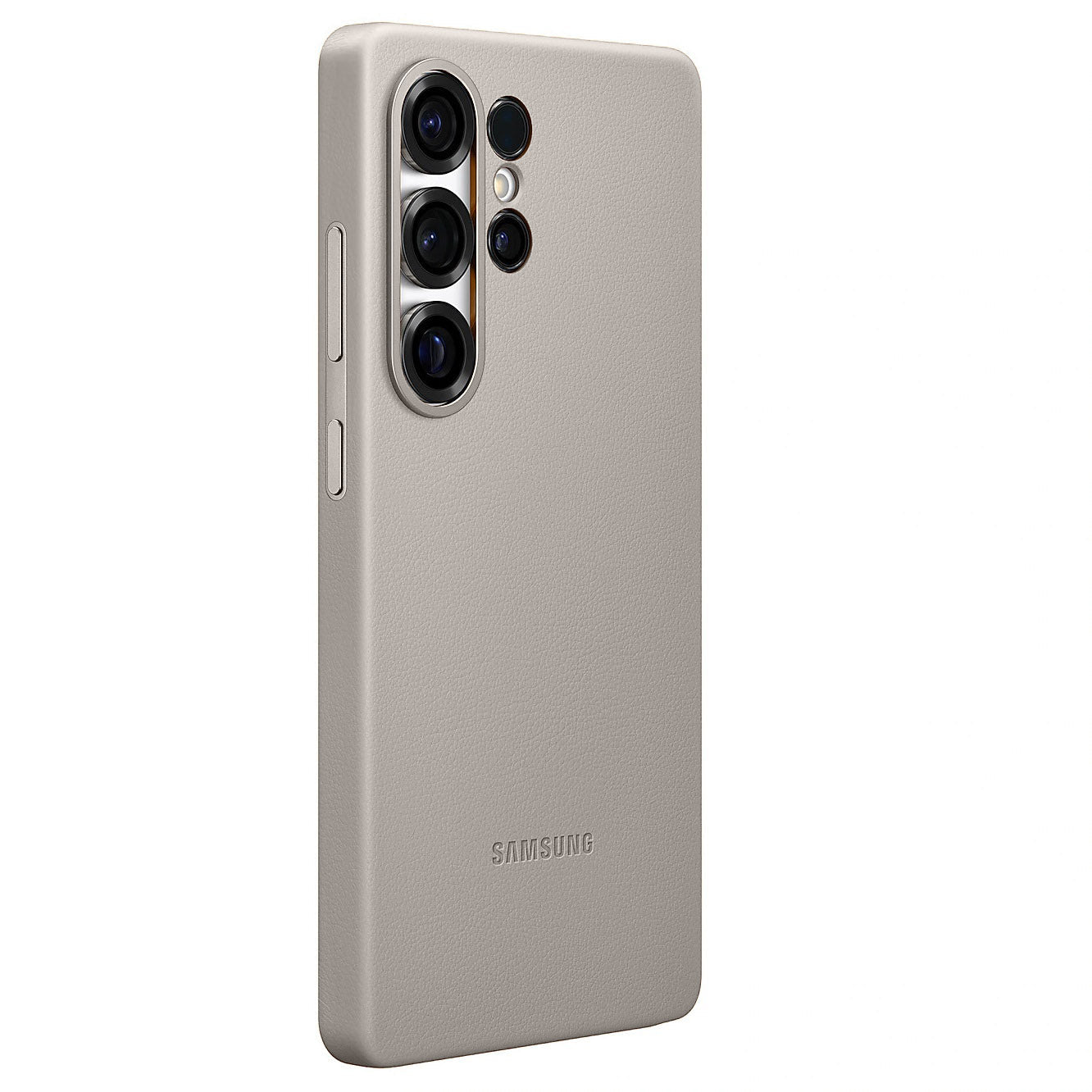 Samsung Galaxy S25 Ultra Kindsuit Leather Back Cover Case - Titanium Mobile Case by CoverMeUp - Style 2