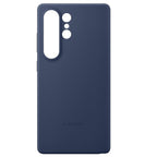 Samsung Galaxy S25 Ultra Leather Back Cover Case -Navy Blue Mobile Case by CoverMeUp - Style 3
