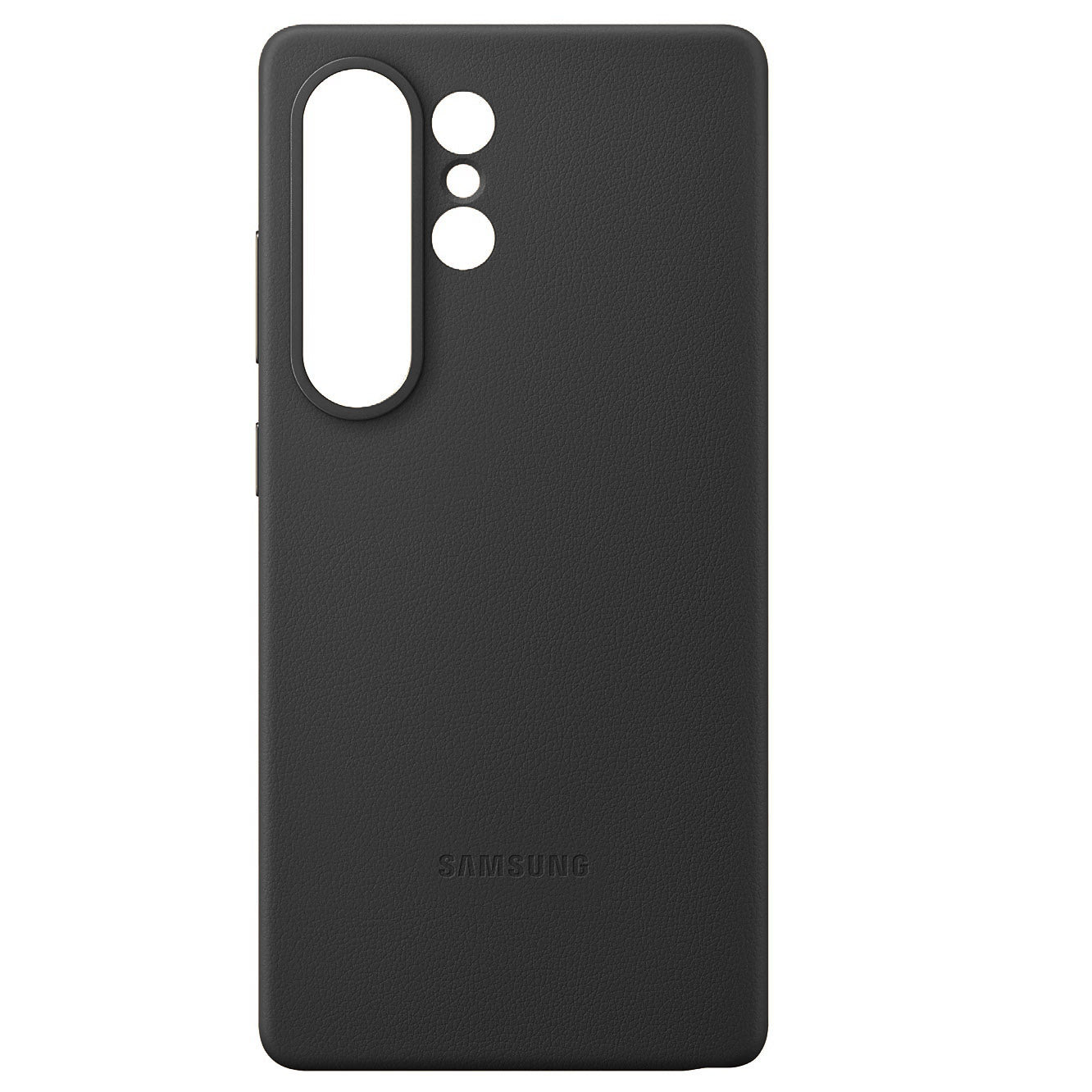 Samsung Galaxy S25 Ultra Kindsuit Leather Back Cover Case - Black Mobile Case by CoverMeUp - Style 3