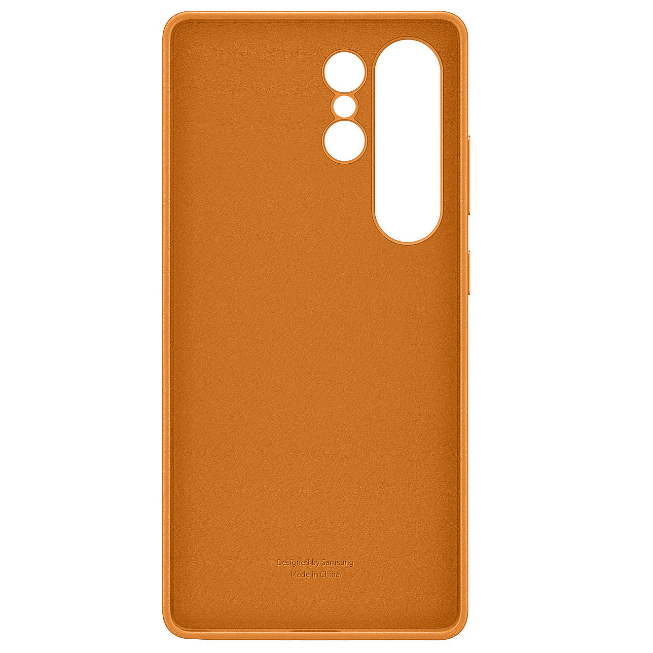 Samsung Galaxy S25 Ultra Kindsuit Leather Back Cover Case - Tan Mobile Case by CoverMeUp - Style 4