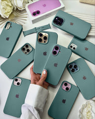 Liquid Silicon iPhone Case - Teal Mist
