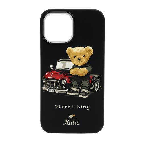 Teddy Bear Street King Kutis Phone Case