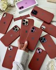 Liquid Silicon iPhone Case - Terracotta