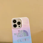 Protective Apple iPhone Back Cover - The North Face x CLOT Hard Shell Case iPhone Case - Style 4