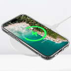 Protective Apple iPhone Back Cover - Transparent Ultra MagFit Back Case for iPhone 16 Series (White) - Style 5