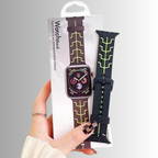 Tron Series Silicone Sport Watch Strap GET WATCH CASE FREE for iWatch 45 MM Mobile Case by CoverMeUp