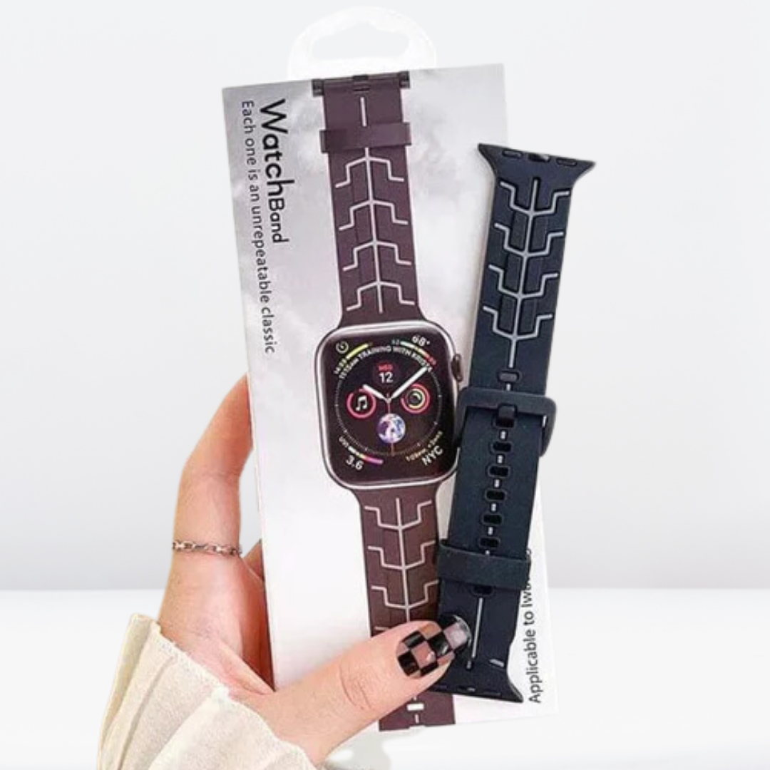 Tron Series Silicone Sport Watch Strap GET WATCH CASE FREE for iWatch 42mm Mobile Case by CoverMeUp - Style 8