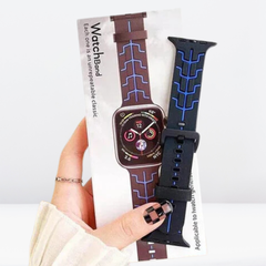 Tron Series Silicone Sport Watch Strap GET WATCH CASE FREE for iWatch 42mm