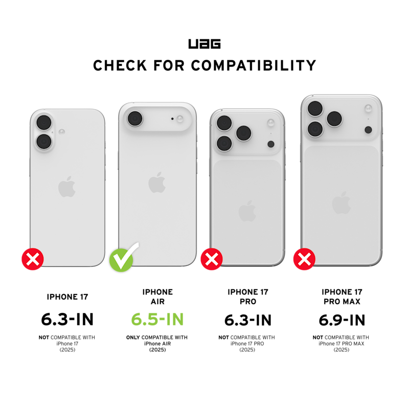 UAG Urban Armor Gear Plyo iPhone Air Case