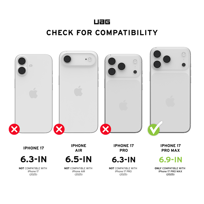 UAG Urban Armor Gear Metropolis LT iPhone 17 Pro Max Case
