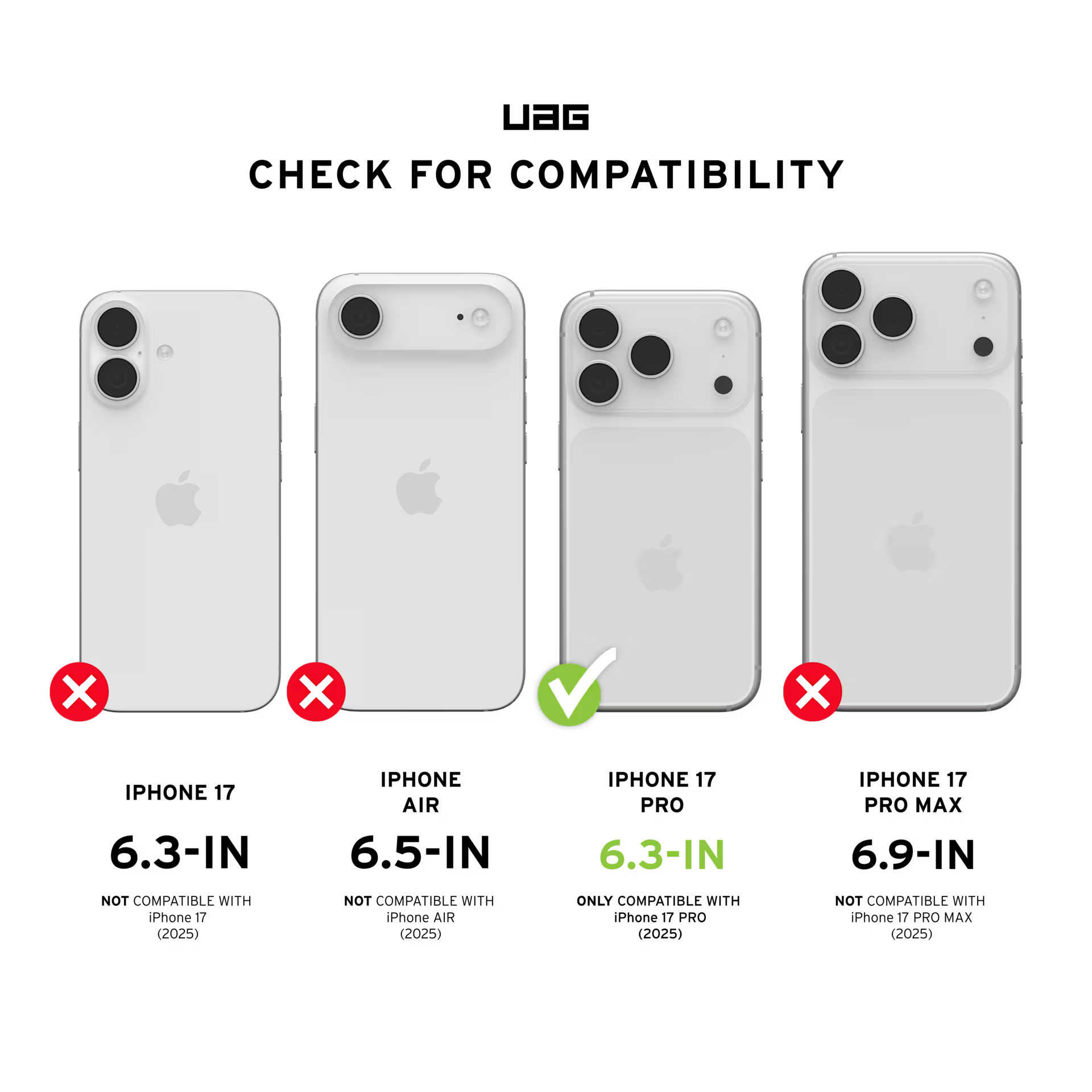 UAG Urban Armor Gear Exclusive Pathfinder iPhone 17 Pro Max Case
