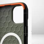 Protective Apple iPhone Back Cover - UAG Civilian Mag-Safe, Slim Fit Rugged Protective Case for iPhone 14 - Style 5