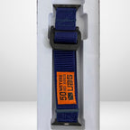 UAG High Strength Nylon Strap for iWatch (Navy Blue Color) 42/44/45/49 MM Mobile Case by CoverMeUp - Style 2