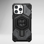 Protective Apple iPhone Back Cover - UAG Universal Magnetic Ring Metal Stand For iPhone. (BLACK) - Style 2