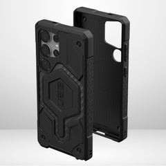 UAG Monarch Pro Case for the Samsung Galaxy S25 Ultra (Carbon Fiber Black)
