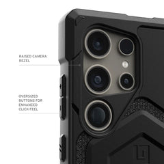 UAG Monarch Pro Kevlar Dupont MagSafe case for Samsung Galaxy S23 Ultra/S24 Ultra/S25 Ultra (TITANIUM)