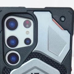 UAG Monarch Pro Kevlar Dupont MagSafe case for Samsung Galaxy S23 Ultra/S24 Ultra/S25 Ultra (TITANIUM)