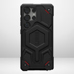 UAG Monarch Pro Kevlar Dupont MagSafe case for Samsung Galaxy S23 Ultra/S24 Ultra/S25 Ultra (BLACK) Mobile Case by CoverMeUp