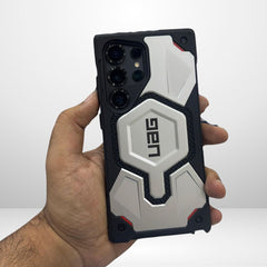 UAG Monarch Pro Kevlar Dupont MagSafe case for Samsung Galaxy S23 Ultra/S24 Ultra/S25 Ultra (TITANIUM)