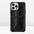 Protective Apple iPhone Back Cover - UAG Monarch Pro Kevlar Series Back Case for iPhone 14 Pro/Pro Max (Carbon Fiber/Purple)