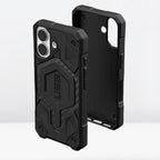 Protective Apple iPhone Back Cover - UAG Monarch Pro Series MagSafe for iPhone 16 Series (Carbon Fiber Black) - Style 5